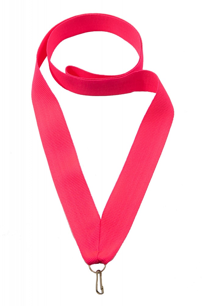 Лента для медали "Ярко-розовая" 22 мм