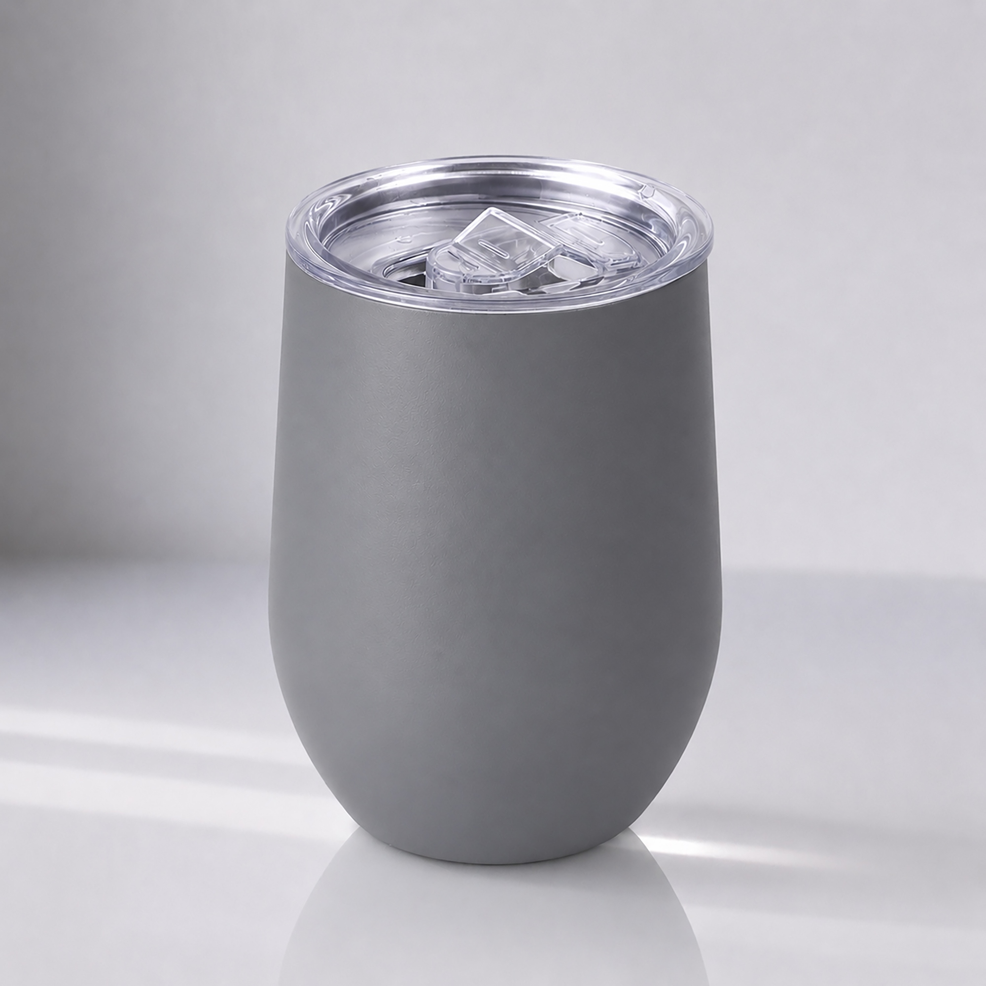 Термокружка Vacuum mug C1, soft touch, 370мл, серый
