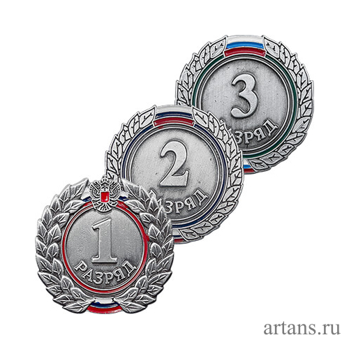 1066-201 Значок "1,2,3-й разряд"