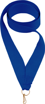 Лента для медали "Синяя" 10 мм